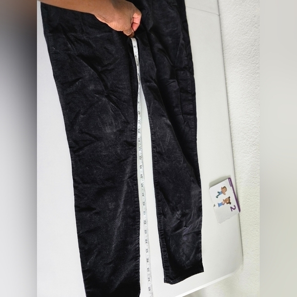 Gap Courdouy Pants Women's Black True Skinny Mid Rise Stretchy 32x29 - Picture 5 of 12